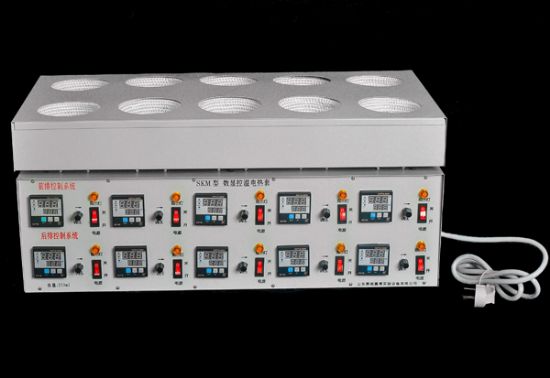 點擊查看詳細信息<br>標(biāo)題：SKM型數(shù)顯控溫電熱套250ml*10孔 閱讀次數(shù)：3155