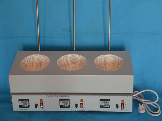 點擊查看詳細信息<br>標(biāo)題：SKM型數(shù)顯控溫電熱套（1000mLx3孔） 閱讀次數(shù)：3296