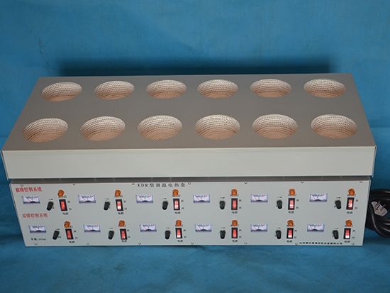 點擊查看詳細信息<br>標(biāo)題：KDM型調(diào)溫電熱套（250mLx12孔） 閱讀次數(shù)：3211